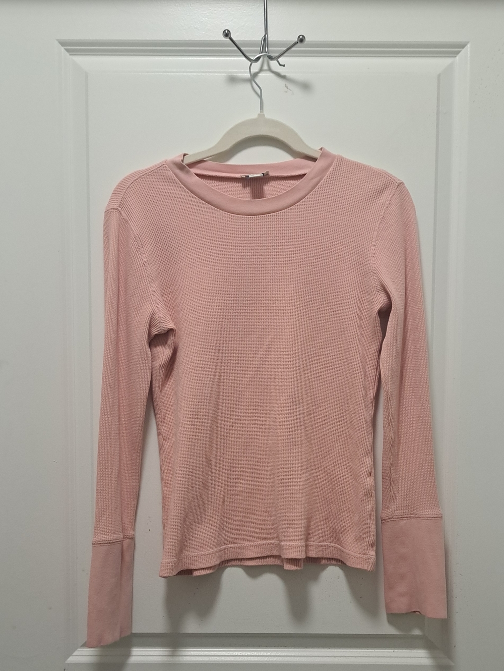 Sundance Light Pink Waffle Thermal Top